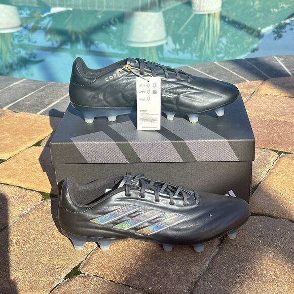 Adidas Copa Pure 2 Elite FG Base Black Pack Men's Soccer Cleats IE7487 Size 9